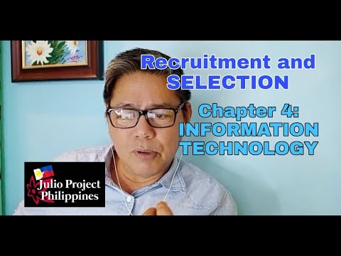 Chapter 4 -RECRUITMENT AND SELECTION: INFORMATION TECHNOLOGY