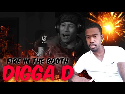 AMERICAN REACTS TO UK RAPPERS Digga D - Fire In The Booth