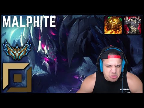 🪨 Tyler1 ULT ENGAGE = EASY LP | Malphite Top Full Gameplay | Season 12 ᴴᴰ