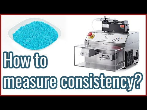 Quality control in production | How the Consistency test works