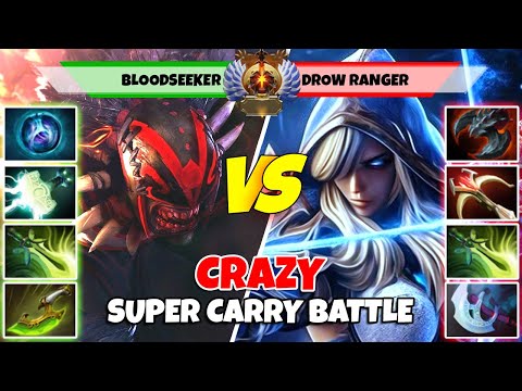 BLOODSEEKER (Carry) vs DROW RANGER (Carry) - Epic Battle Of Immortal Rank Dota 2 Players - Z Dota 2