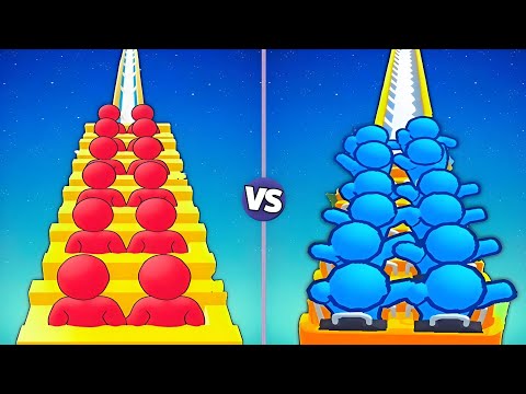 ROLLER COASTER RUN 3D vs RUNNER COASTER | DOUBLE GAME ANDROID,IOS”GAMEPLAY