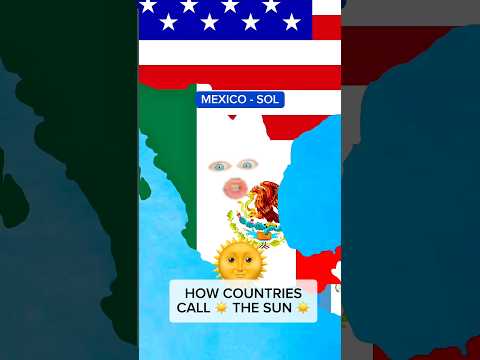 How do you say ☀️SUN☀️ in your #languages ❓#languagelearning #english #humor #countryballs