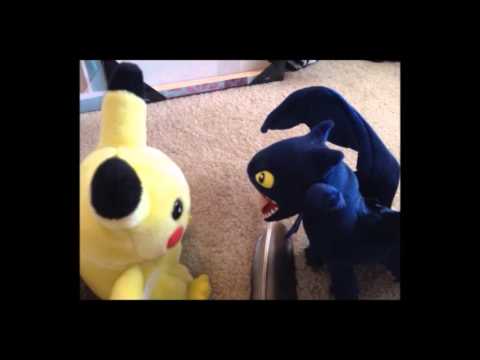 Pikachu vs Toothless!