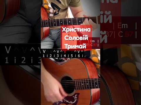 Христина Соловій - Тримай на гітарі ( акорди і таби)