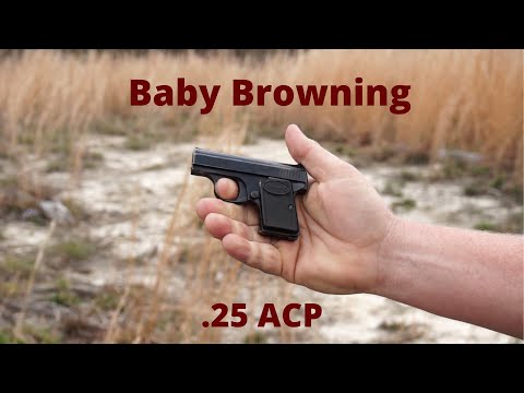 Baby Browning .25ACP shooting