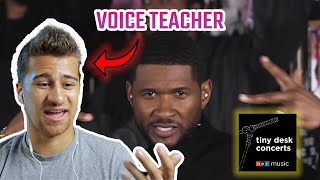 Usher Like You've NEVER HEARD BEFORE On Tiny Desk!!!! | Voice Teacher Reacts (Part 2)