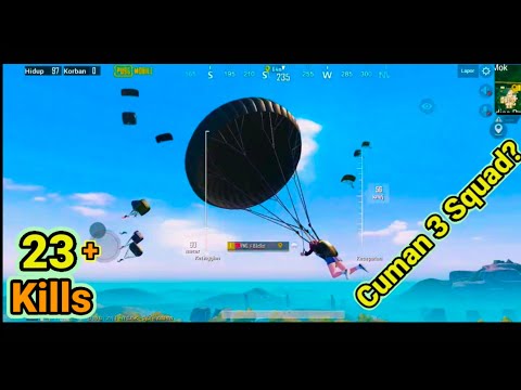 23 Kill Solo Vs Squad Sanhok Turun Paradise ||Pubg Mobile Indonesia