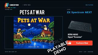 ZX Spectrum NEXT -=Pets At War=- demo