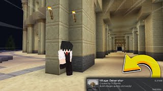 Riview addon Village Generator mcpe 1.21 || Khusus Behavior Pack
