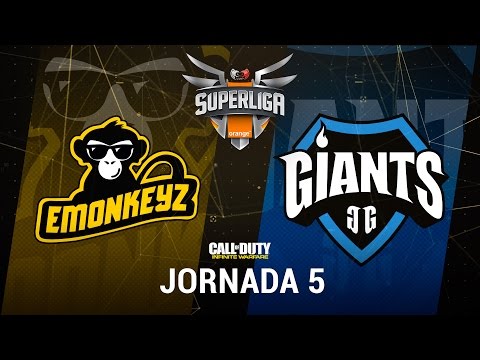EMONKEYZ VS GIANTS GAMING - #SuperligaOrangeCOD5 - Jornada 5 - T12