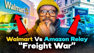 2025's BIGGEST Transportation War: Walmart Freight Brokerage vs Amazon RIGHT NOW!!