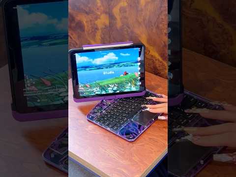 Purple iPad Setup, More Ways to Use It #tiaota #ipadkeyboard