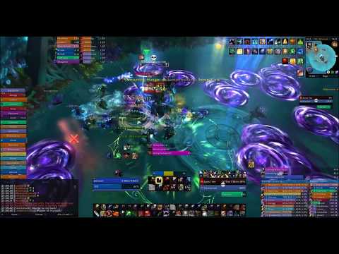The Misty Moon Massive vs. Mistress Sassz'ine (Mythic) - Enhancement Shaman PoV (NO MUSIC)