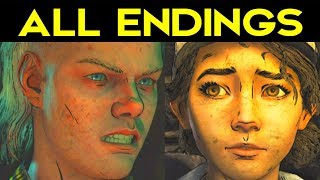The Walking Dead Season 4 Episode 1 ALL ENDINGS (Bad Ending 1 + Good Ending 2) + SECRET ENDING