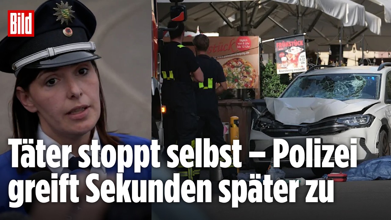 LEIPZIG: Fahrer nach Amokfahrt gefasst – zwei Tote, mehrere Schwerverletzte