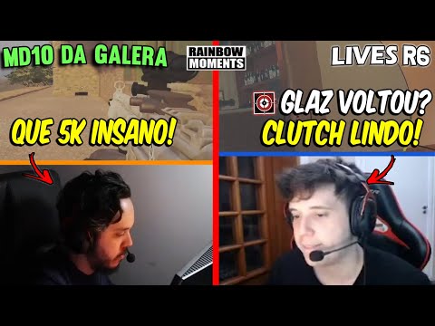 5K LINDO DO NESK NA NOVA SEASON, CLUTCH MONSTRO DO PSYCHO, ACE DO JULIO - MELHORES MOMENTOS LIVES R6