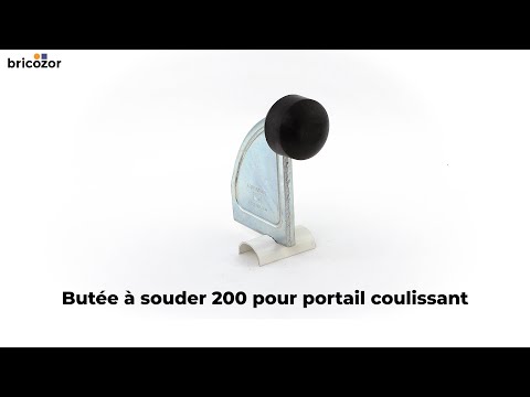 Butée à souder 200 pour portail coulissant COMUNELLO