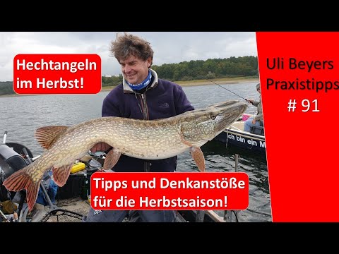 Pike fishing in autumn: 10 tips and ideas!