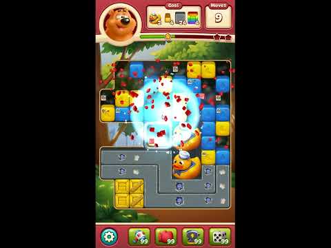 Toon Blast Level 6645 - NO BOOSTERS 🐻🐺🐱 | SKILLGAMING ✔️