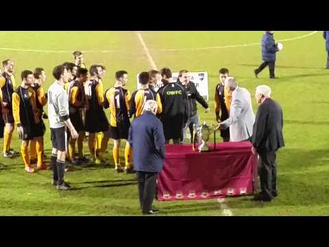 Owfctv Andy Parkinson receives Surrey Premier Cup