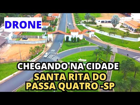 DRONE CHEGANDO EM SANTA RITA DO PASSA QUATRO-SP [4K]