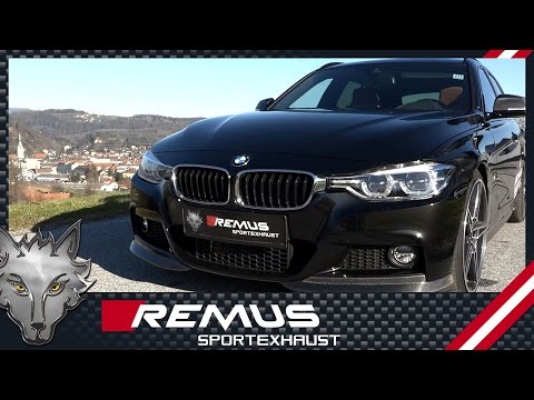 BMW 340i type F31 with REMUS cat-back system