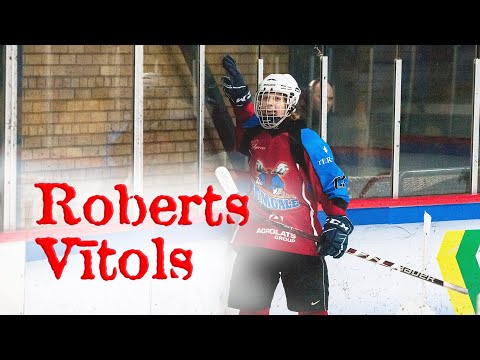 Roberts Vītols - pirmie vārti Latvijas U-16 izlasē
