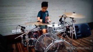 Clay Nethanel Langoi - 'Hard Wired' Dave Weckl (DrumCover) #Jethropro