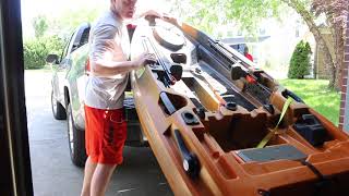 How To Load And Unload A Heavy Fishing Kayak In A Truck!