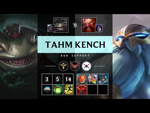 Tahm Kench Support vs Gragas - KR Grandmaster Patch 25.17