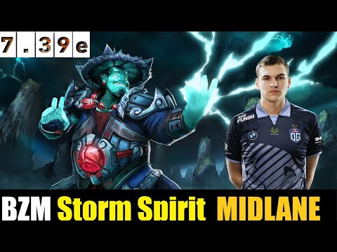 🤯 BZM [Storm Spirit] MID 7.39e - DOTA 2 HIGHEST MMR MATCH#dota2   #dota2gameplay  #bzm