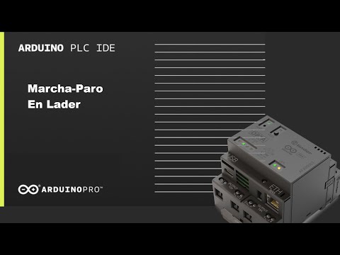 Como hacer un marcha paro en opta  de Finder  con ladder en el arduino plc ide