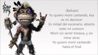 [LYRIC VIDEO] Shaka Ponk ft Mat Bastard - Morir Cantando [HD]