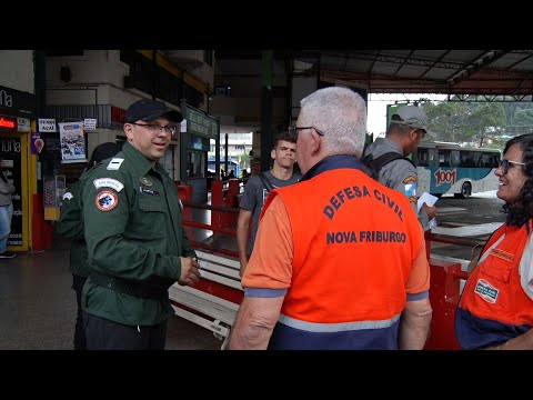 Simulado em pontos de apoio de Nova Friburgo tem baixa adesão