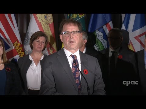 Provincial and territorial health ministers speak to reporters in Vancouver – November 7, 2022