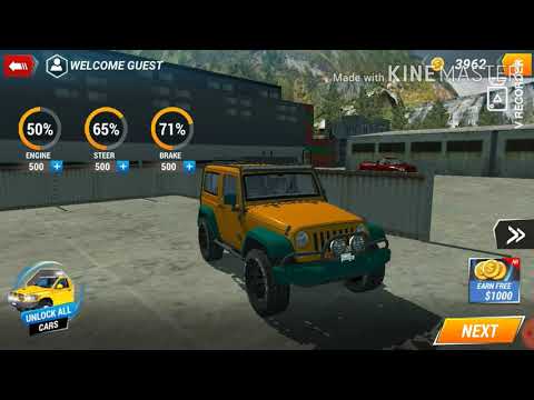 Off road driving simulator Jeep game 3D driving.
