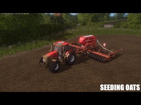 Seeding Oats | Oakfield Farm | Farming Simulator 17