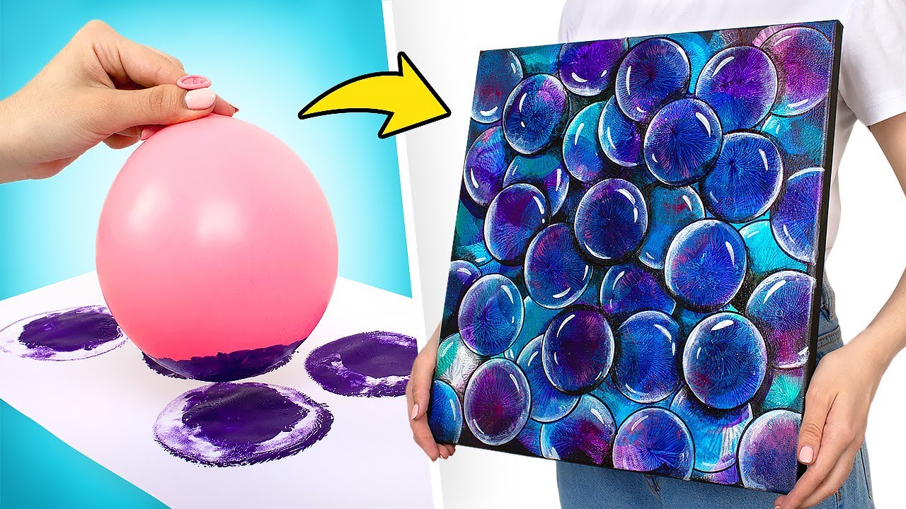 Cómo hacer un dibujo con globos 🎈🎨