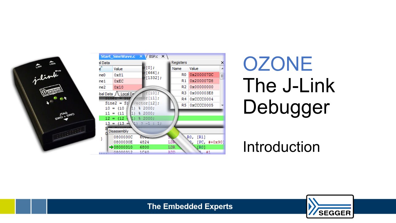 Ozone Debugger Introduction: SEGGER
