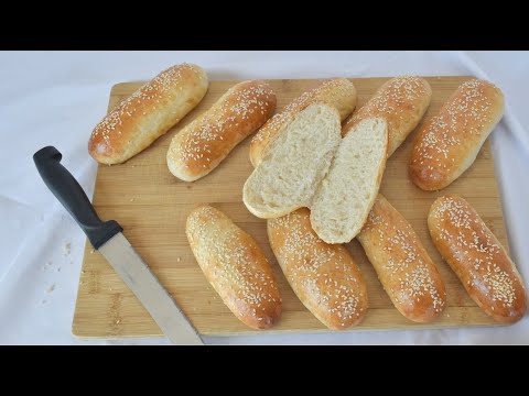 How I Make Soft Homemade Hot dog buns [delicious and simple recipe]