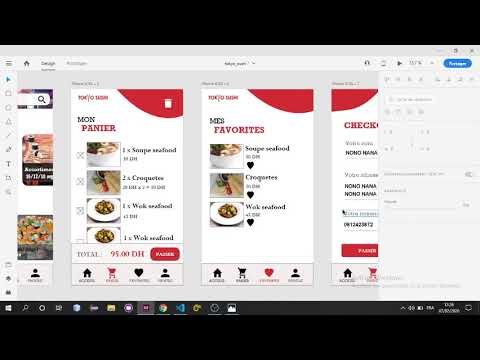 Mobile Food Ordering App Design ADOBE XD
