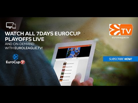 Follow the 7DAYS EuroCup playoffs live on the EuroLeague.TV OTT platform!