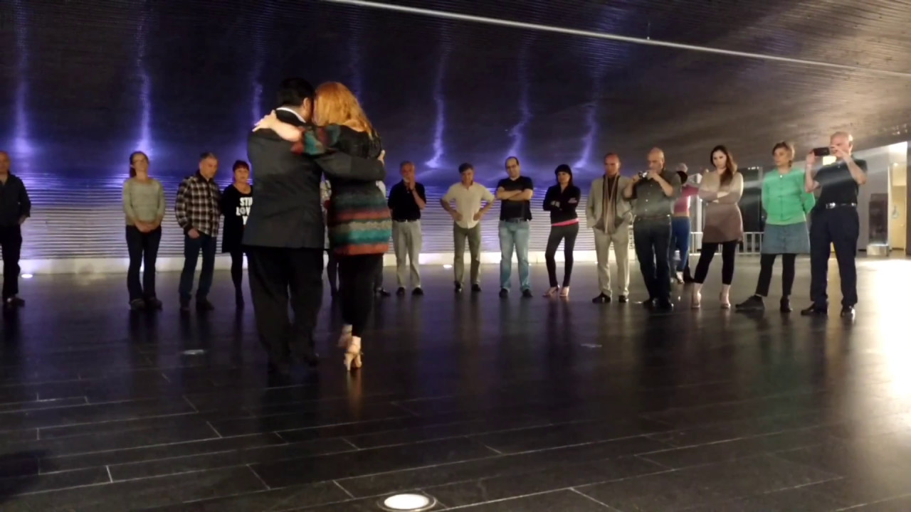 Javier Maldonado y Melina Brufman, clase en el CCK (9-May-17)