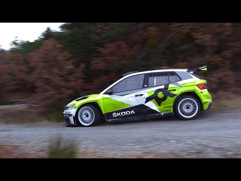 Tests Rallye Monte Carlo 2023 - Oliver Solberg - Flat Out [HD]