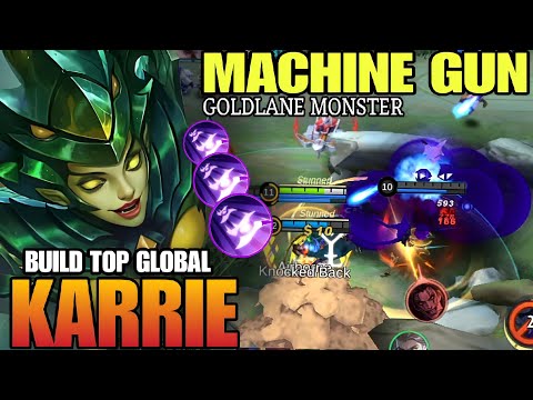 KARRIE BEST BUILD 2023 | BUILD TOP 1 GLOBAL KARRIE GAMEPLAY | MOBILE LEGEND