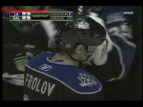 Alexander Frolov (LAK) vs. Marty Turco (DAL) Shootout November 11, 2008