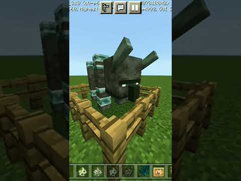 In Minecraft Normal mobs Vs Titan Mobs #viral #titan #mobs #golem #creeper #ravager