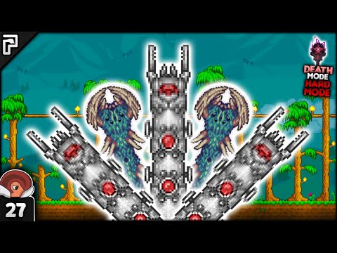 WORMING our way through Terraria Hardmode! | Terraria Calamity Mod Let's Play (Episode 27)