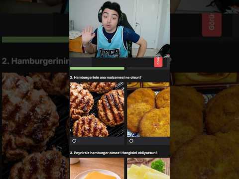HAMBURGERE GÖRE KİŞİLİĞİM NEYMİŞ?